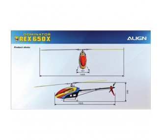 Elicotteri RC - Align T-REX 650X Dominator Kit (12S) - FLASH RC 2
