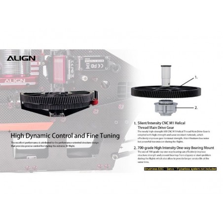 RC Helicopters - Align T-REX 650X Dominator Kit (12S) - FLASH RC
