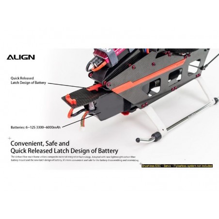 RC Helicopters - Align T-REX 650X Dominator Kit (12S) - FLASH RC