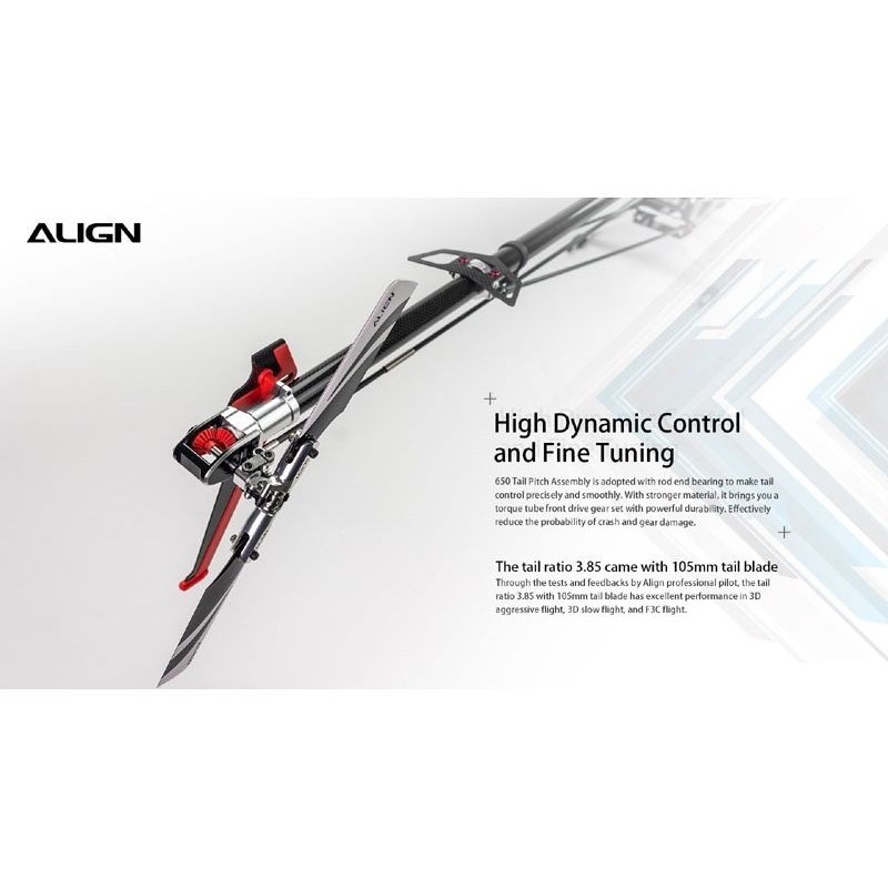 Helicópteros RC - Kit Align T-REX 650X Dominator (12S) - FLASH RC