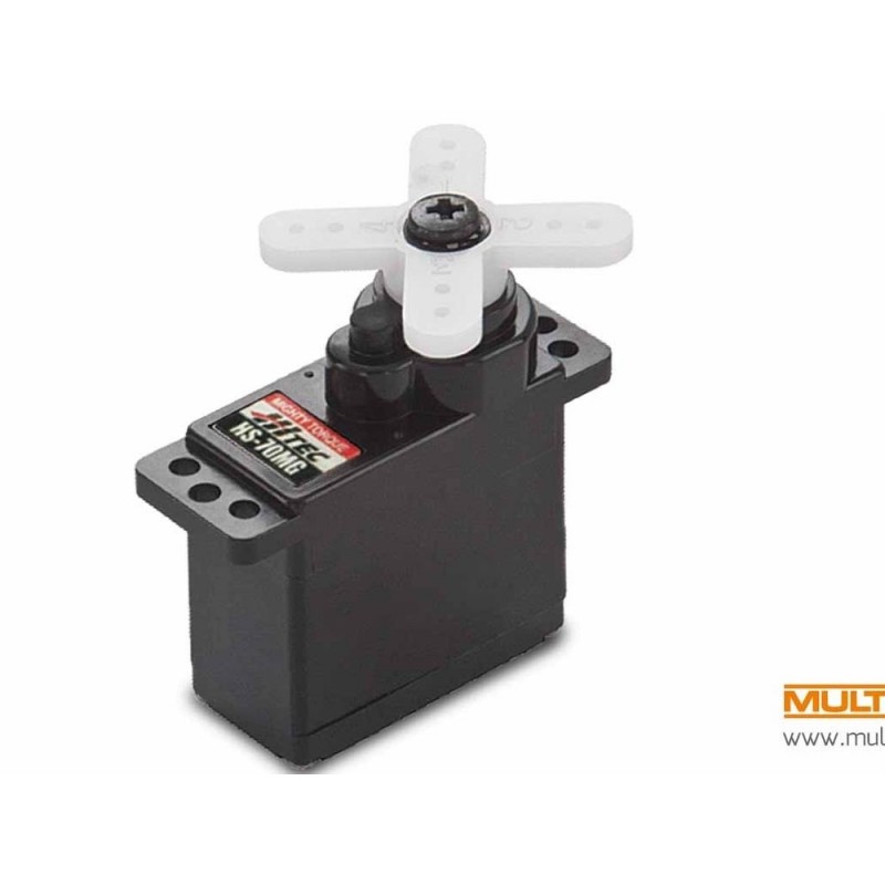 Servo mini Hitec HS-70MG (13g, 3kg.cm, 0.14s/60°) - FLASH RC