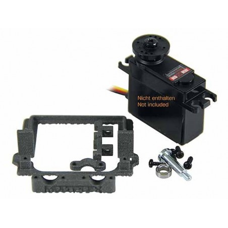 Präzisionsservohalterungen - Servohalter 250 CB für Hitec MD-250 mit Multiplexlager - FLASH RC