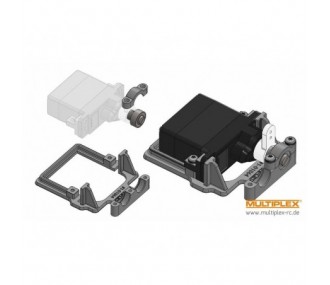 Supporti per servi di precisione - Supporto per servi 89 CB per Hitec D89/MD89 con cuscinetto Multiplex - FLASH RC