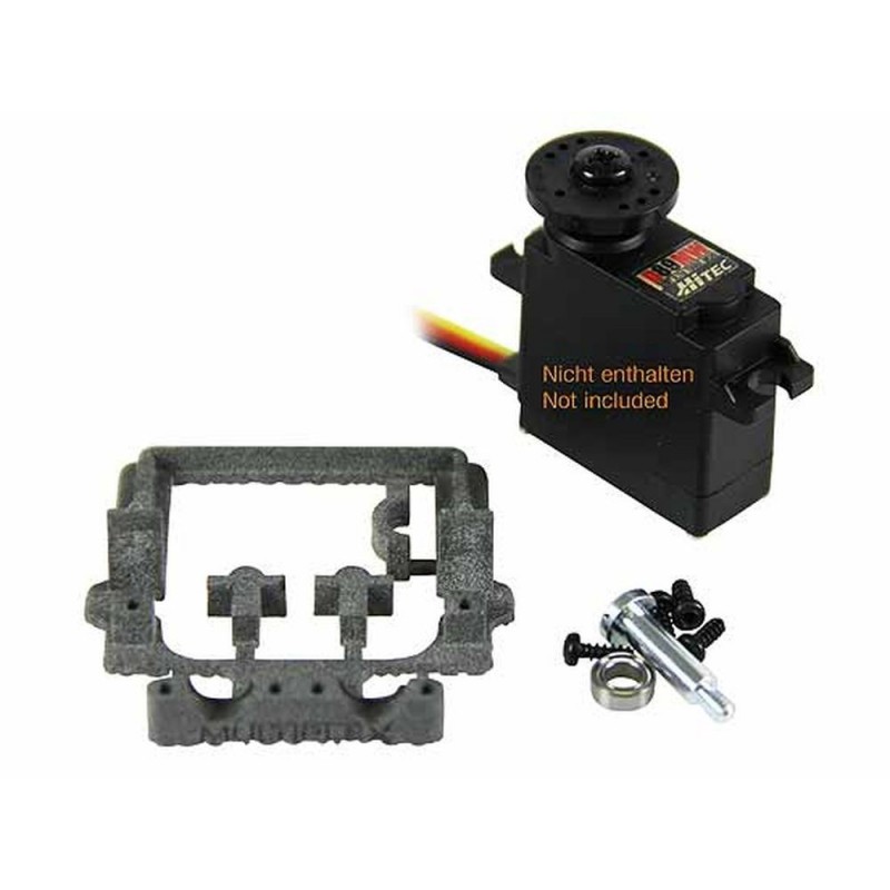 Support Servo 89 CB pour Hitec D89/MD89 avec roulement Multiplex - FLASH RC