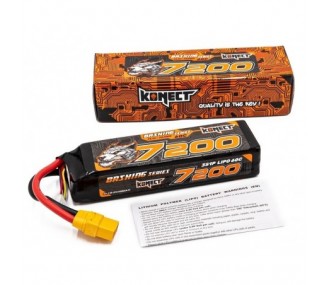 Batterien für RC-Autos und Boote - LiPo 3S 11.1V 7200mah 60C Konect Bash XT90 Batterie - FLASH RC 2