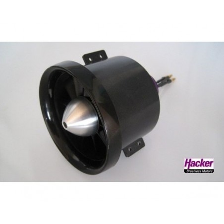 Turbinen - Hacker Stream Fan 90mm 1430kV Turbine (8/10S Lipo - 4.1/6.0kg Schub) - FLASH RC