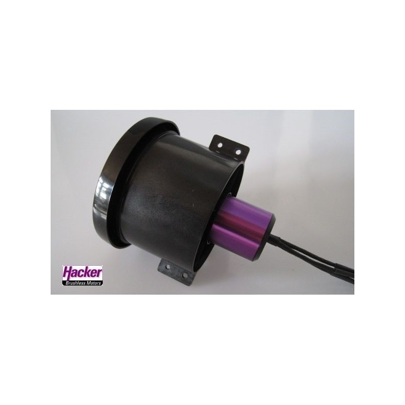 Turbines - Hacker Stream Fan 90mm 1450kV (8S Lipo - 4.1kg thrust) - FLASH RC