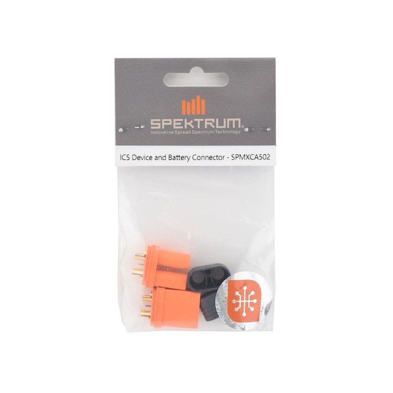 IC3/IC5 Spektrum socket - Pair of IC5 male + female Spektrum sockets - FLASH RC