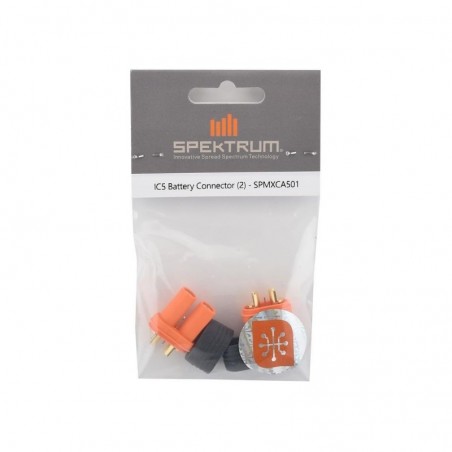 Prise IC3/IC5 Spektrum - Lot de 2 prises IC5 femelle Spektrum (pour batterie) - FLASH RC