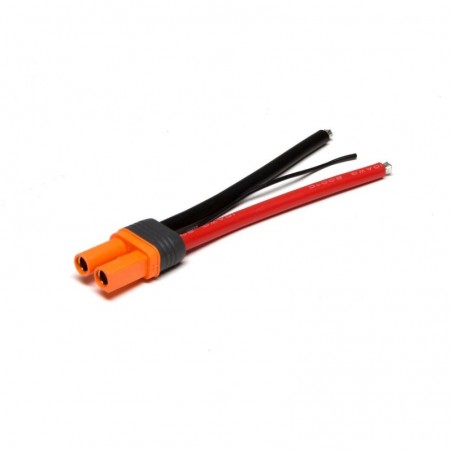 Cavi per batterie, motori, ecc... - Spina Spektrum IC5 femmina su cavo 10cm 10AWG - FLASH RC