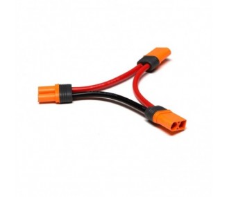 Cables serie/paralelo para baterías y motores - IC5 Spektrum 10cm 10AWG cable serie - FLASH RC