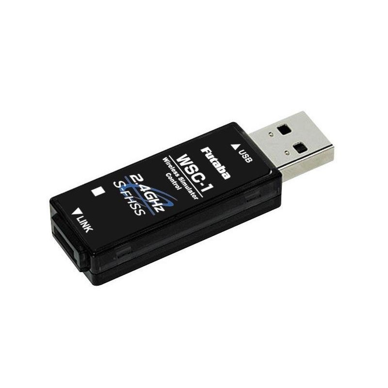 Cables, adaptadores y accesorios para simulador - WSC-1 S-FHSS FUTABA Adaptador USB para simulador - FLASH RC