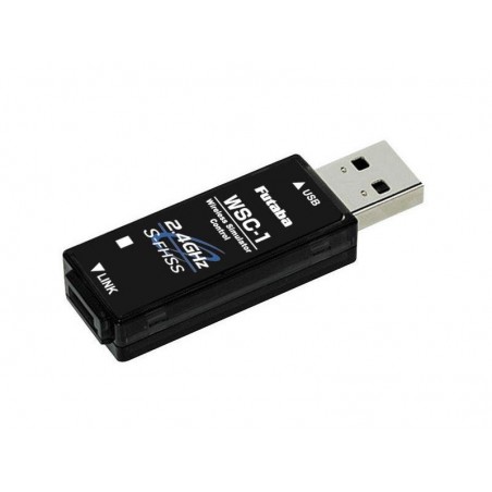Cables, adapters and simulator accessories - USB simulator adapter WSC-1 S-FHSS FUTABA - FLASH RC