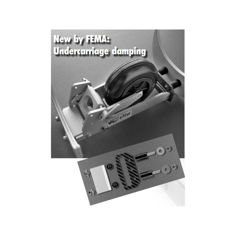 Mechanical retractable glider gear - FEMA gear damper kit #9800 - FLASH RC