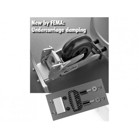 Carrello retrattile meccanico per alianti - Kit smorzatore FEMA #9810 - FLASH RC