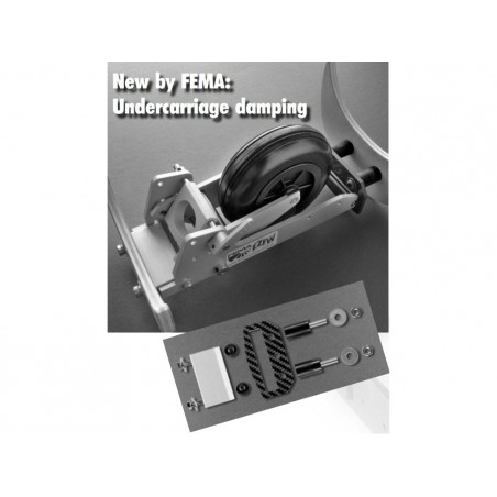 Carrello retrattile meccanico per alianti - Kit smorzatore FEMA #9820 - FLASH RC
