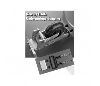 Carrello retrattile meccanico - Kit smorzatore carrello FEMA #9830 - FLASH RC