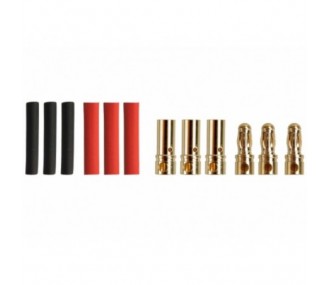Prise OR 2/2.3/3/3.5/4/5/5.5/6/8 - Prise OR PK 3.5mm M/F (3 paires) - Yuki Model - FLASH RC