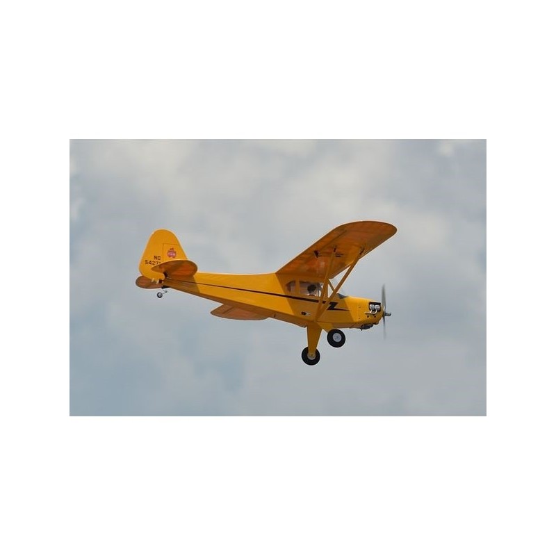RC-Flugzeugmodelle - Flugzeug Phoenix Model Piper J3 Cub .46-55 GP/EP ARF 2.15m - FLASH RC