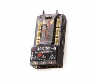 DSM2/DSMX 2.4Ghz SPEKTRUM - Spektrum AR10100T DSMX 10 Channel Telemetry Receiver - RC FLASH