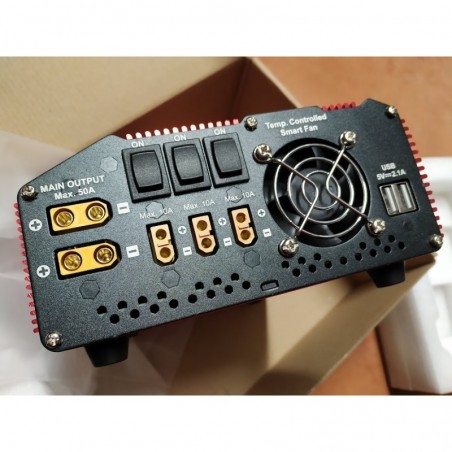 Alimentation stabilisée - Alimentation eFUEL 50A V2 PFC réglable 15-30V SKYRC (1200W) - FLASH RC