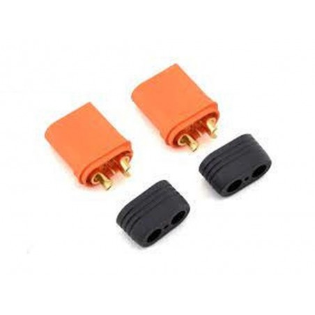 Prise IC3/IC5 Spektrum - Lot de 2 prises IC5 male Spektrum (pour Contrôleur) - FLASH RC