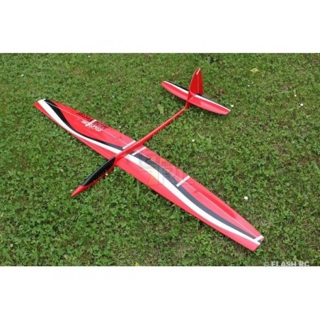 Alianti RC - MiniVec Carbon circa 1,69m nero e rosso RCRCM - FLASH RC