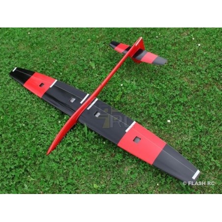 Planeadores RC - MiniVec Carbon aprox.1.69m negro y rojo RCRCM - FLASH RC
