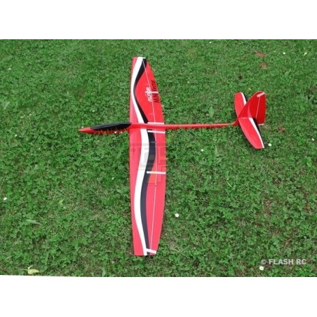 Planeurs RC - MiniVec Carbone env.1.69m noir et rouge RCRCM - FLASH RC