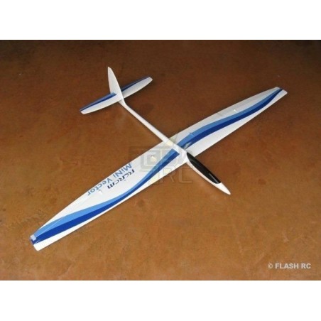 Alianti RC - MiniVec Carbon circa 1,69m bianco e blu RCRCM - FLASH RC
