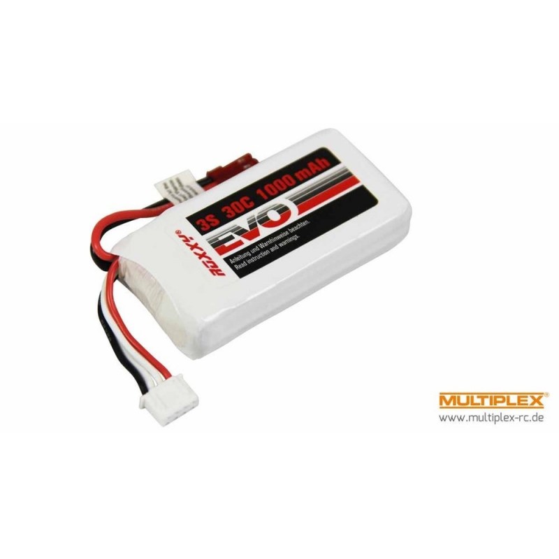 Batterien für den Antrieb von RC-Flugzeugen - Lipo-Akku ROXXY EVO 3S 1000mAh 30C - FLASH RC