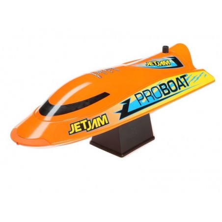 RC-Motorboote - Boot Proboat Jet Jam 12' Pool Racer RTR Orange - PRB08031T1 - FLASH RC