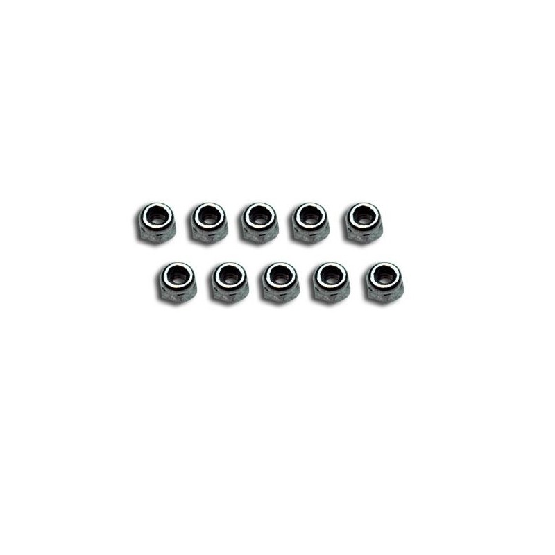 Nylstop nuts - Nylstop nuts stainless steel M3 (10 pieces) A2PRO - FLASH RC