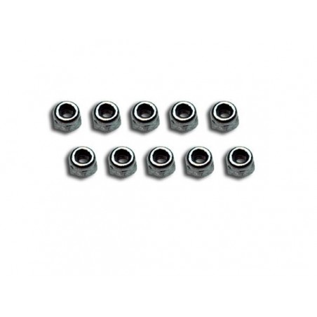 Ecrous nylstop - Ecrous Nylstop Inox M5 (10 pièces) A2PRO - FLASH RC