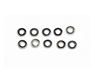 Rondelles - Rondelles Inox M2.5 DIN125A (10 pièces) A2PRO - FLASH RC