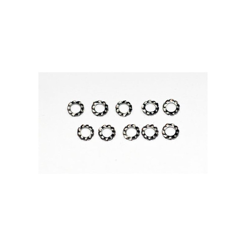 Rondelles - Rondelles Eventail inox M2 DIN6798 (10 pièces) A2PRO - FLASH RC