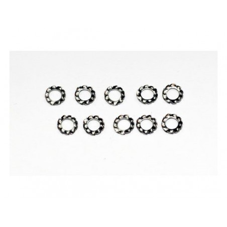Rondelles - Rondelles Eventail inox M3 DIN6798 (10 pièces) A2PRO - FLASH RC