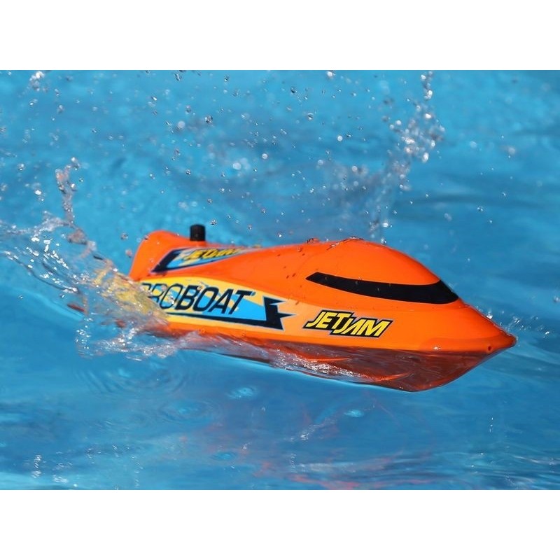 Barche a motore RC - Proboat Jet Jam 12' Pool Racer RTR Arancione - PRB08031T1 - FLASH RC