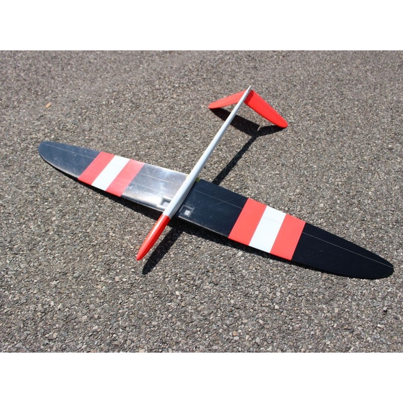 Planeadores RC - MicroMax standard rojo neón 'F3F pocket' 1.15m - FLASH RC