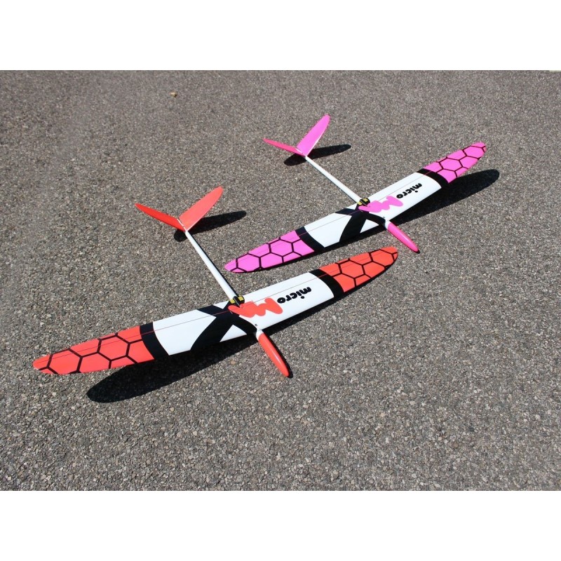RC-Segler - MicroMax strong neon pink 'F3F de poche' 1.15m - FLASH RC
