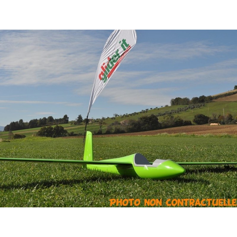 RC-Segelflugzeuge - GLIDER IT Swift 2.5 XTR FS Weiß (Carbon Glashaube) - FLASH RC