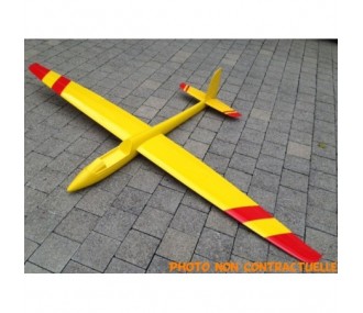 RC Gliders - GLIDER IT Stingray 2.9 EVO XTR FS Yellow/Carbon - FLASH RC