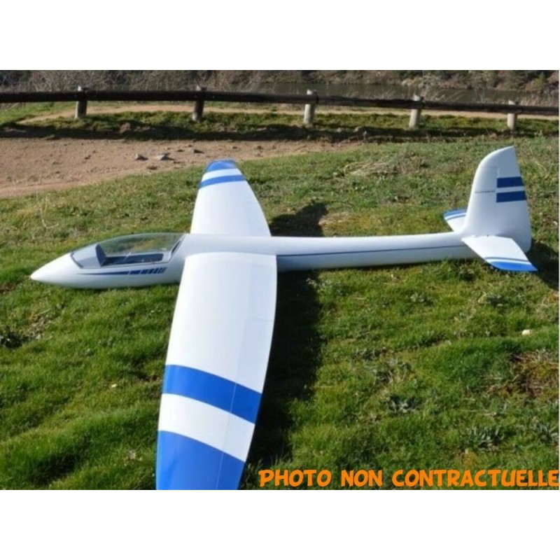 Planeadores RC - GLIDER IT Stingray 2.9 EVO XTR FS Amarillo/Carbono - FLASH RC