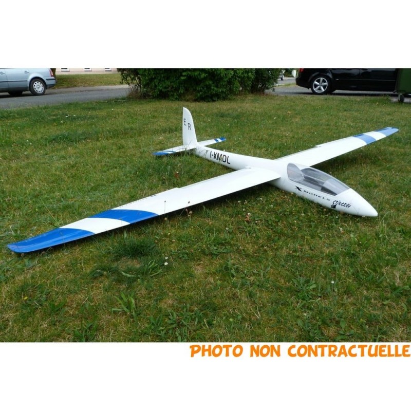 Planeadores RC - GLIDER IT Stingray 2.9 EVO XTR FS Amarillo/Carbono - FLASH RC