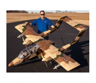 RC-Flugzeugmodelle - Flugzeug Hangar 9 OV-10 Bronco 30cc ARF ca.2.74m (Mit elektrischem Einziehfahrwerk) - FLASH RC