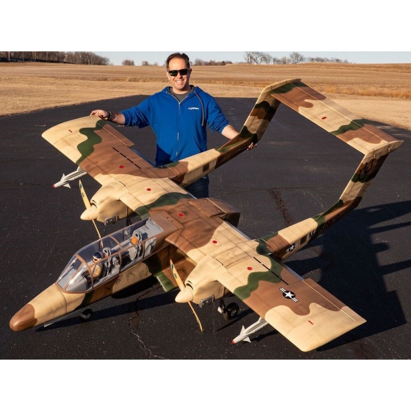 Modelo de Avión RC - Hangar 9 OV-10 Bronco 30cc ARF approx.2.74m (Con tren de aterrizaje eléctrico retráctil) - FLASH RC