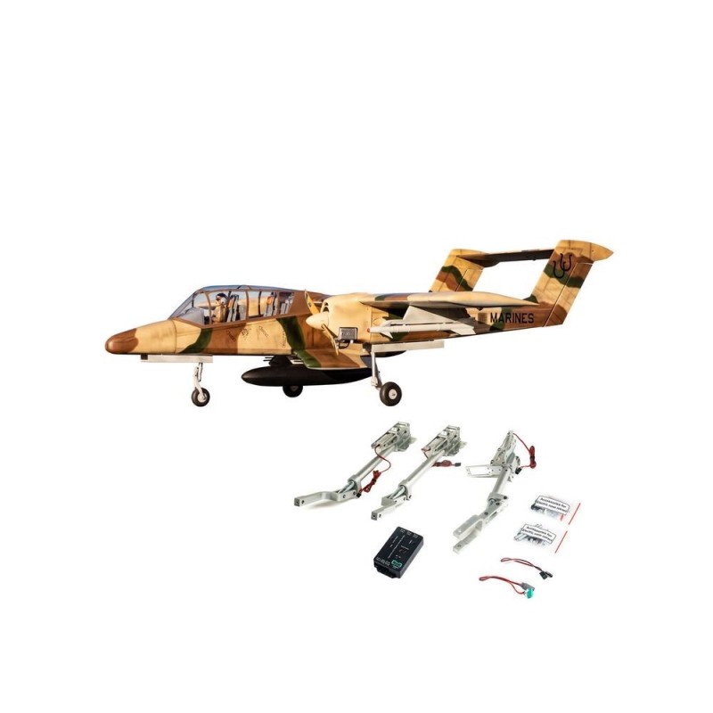 RC Model Aircraft - Hangar 9 OV-10 Bronco 30cc ARF approx.2.74m (With electric retractable landing gear) - FLASH RC