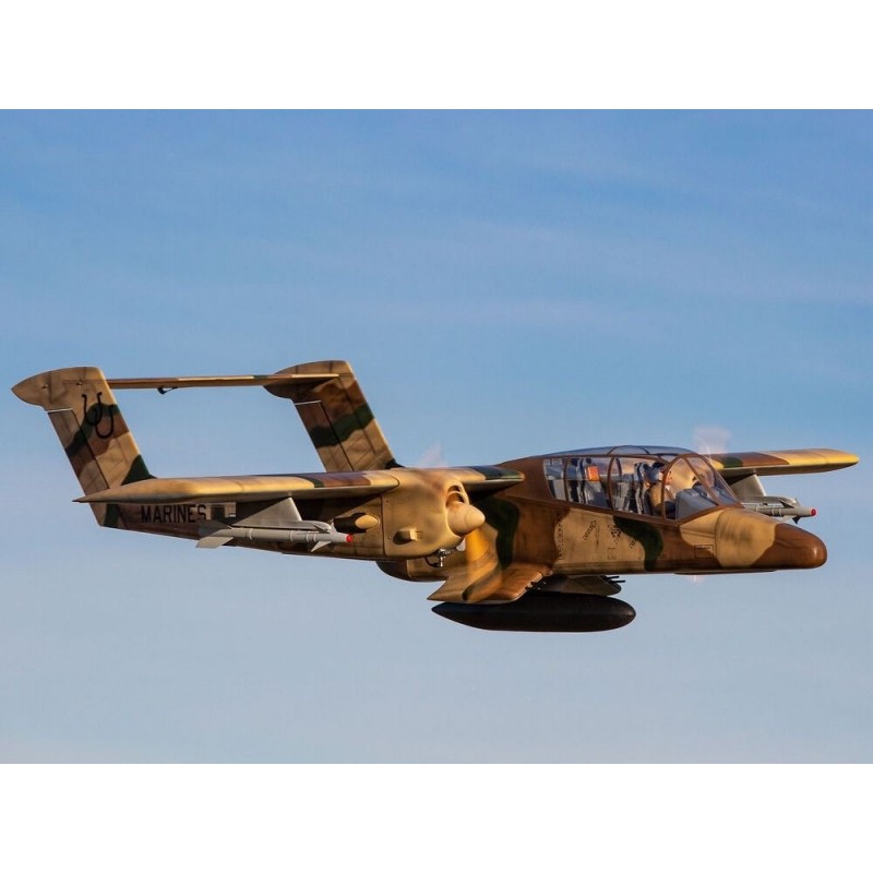 RC-Flugzeugmodelle - Flugzeug Hangar 9 OV-10 Bronco 30cc ARF ca.2.74m (Mit elektrischem Einziehfahrwerk) - FLASH RC