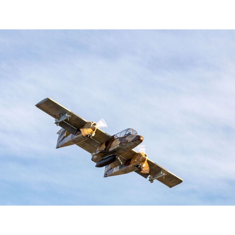 Aeromodello RC - Hangar 9 OV-10 Bronco 30cc ARF circa 2,74m (con carrello retrattile elettrico) - FLASH RC