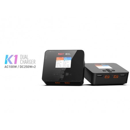 Caricabatterie - ISDT K1 DUAL AC 100W / DC 250Wx2 - FLASH RC